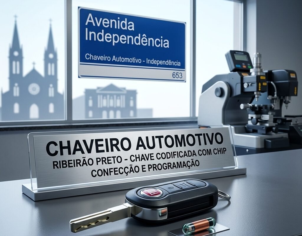 Chave codificada com chip 24h em Ribeirão Preto