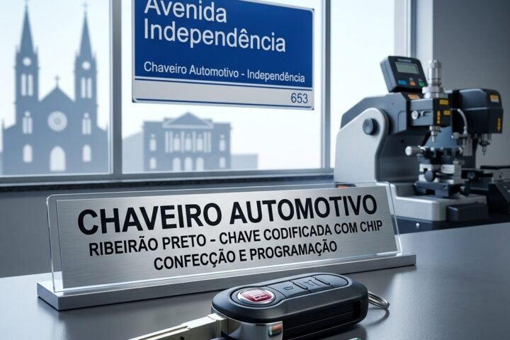 Chave codificada com chip 24h em Ribeirão Preto